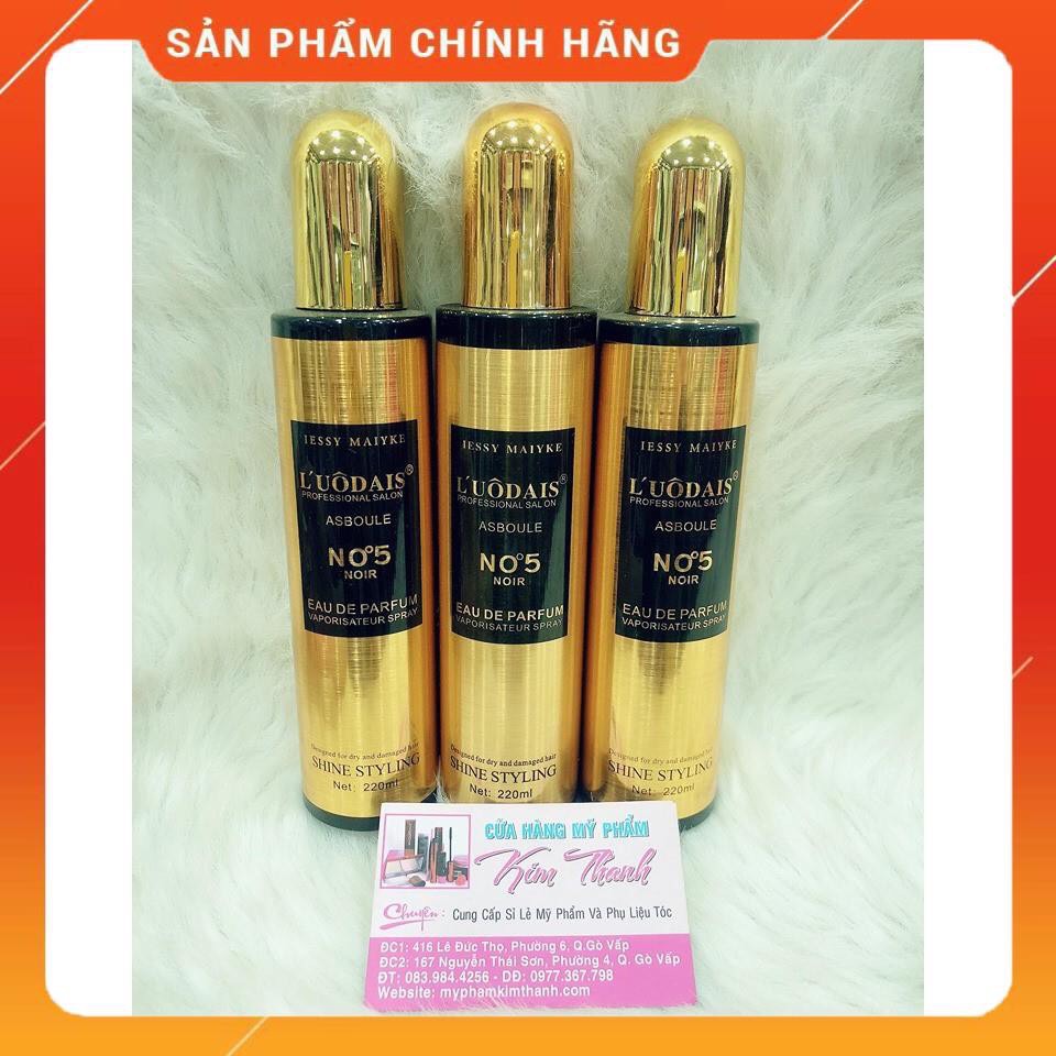 XỊT DƯỠNG TÓC HƯƠNG NƯỚC HOA No5