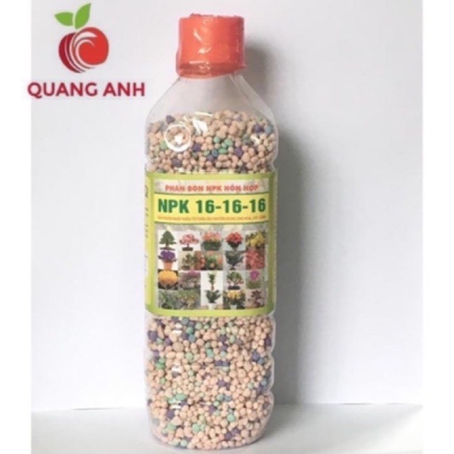 PHÂN BÓN HỖN HỢP NPK 16-16-16 Chai 500gr