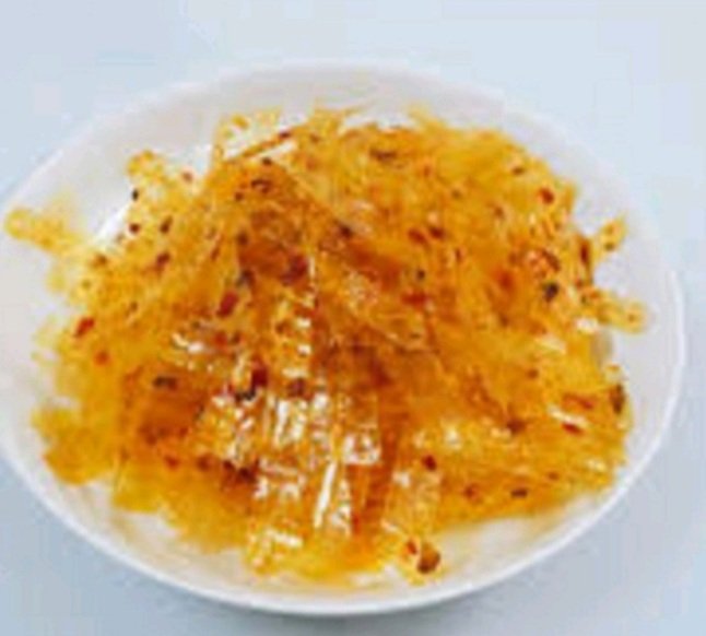 bánh tráng trộn sa tế và tép 500gr
