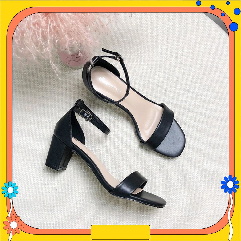 Sandal Kiểu Dáng Basic Cao 5Cm Thanh Lịch Mã LHMTS1