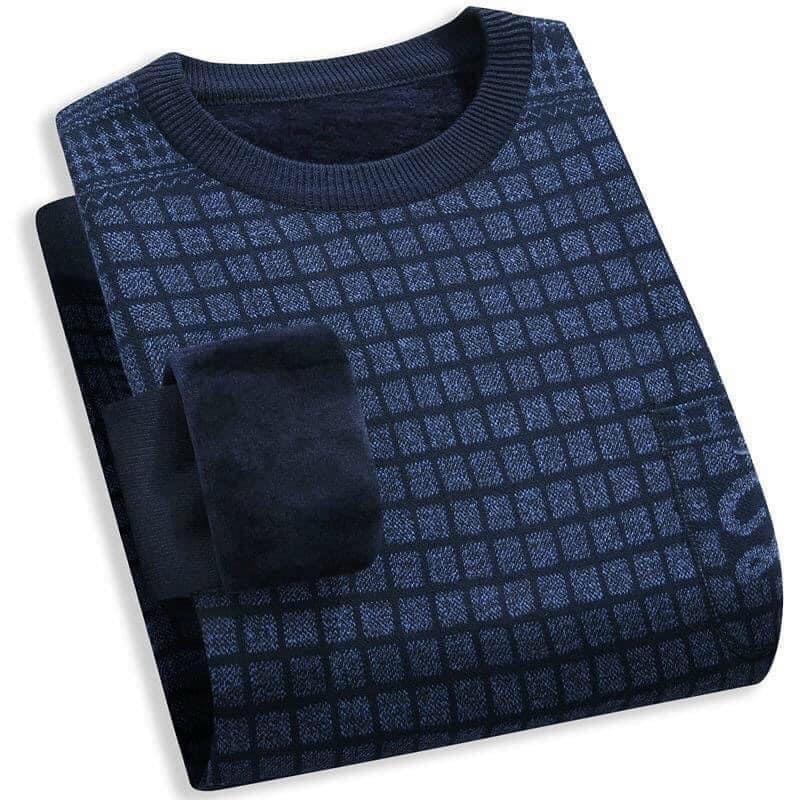 ☫▨❂  áo len lót lông trung niên bố ông ( kèm video ảnh thật)