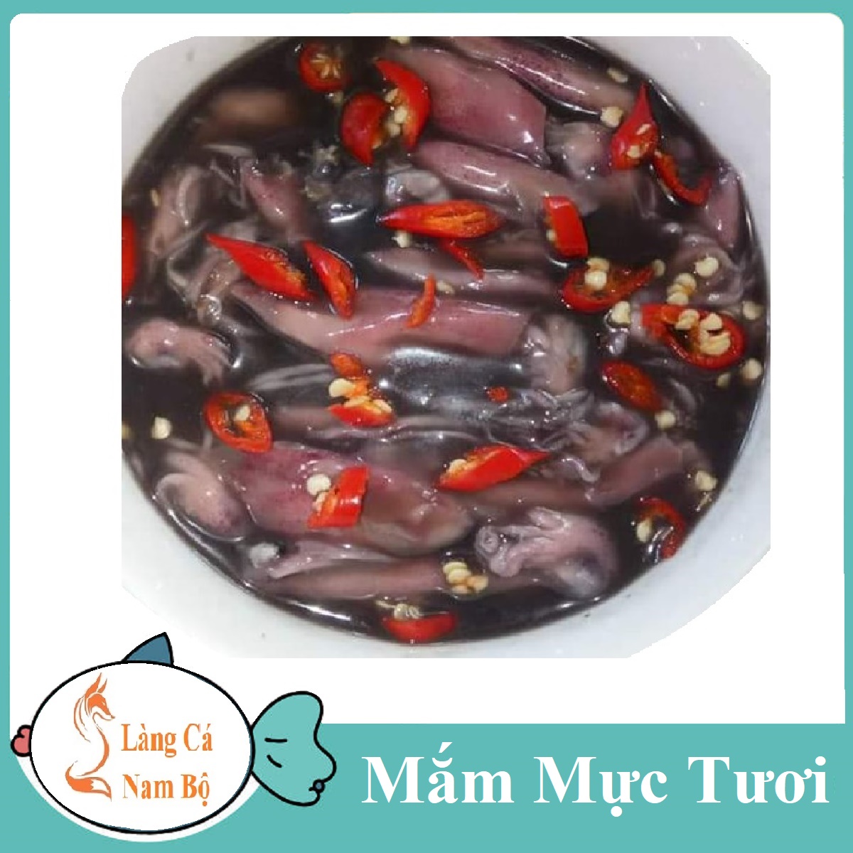 Mắm Mực Phú Yên hũ 1000 gram loại đặc biệt nhiều mực thơm ngon