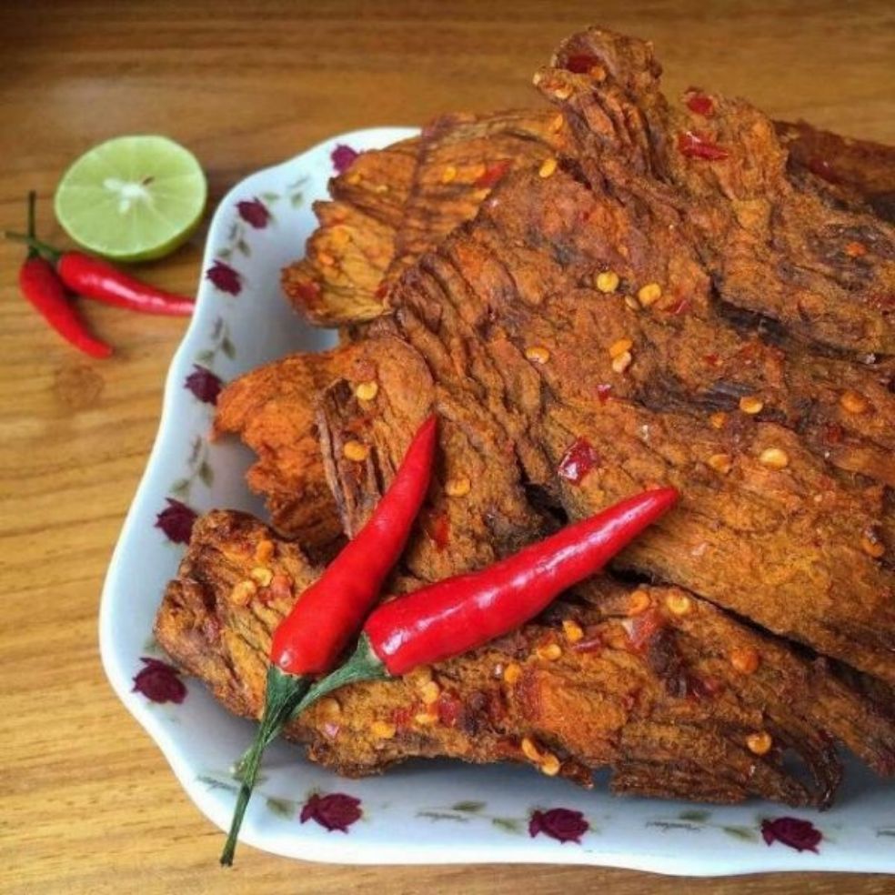 500gr Khô bò miếng cay vị Tứ Xuyên