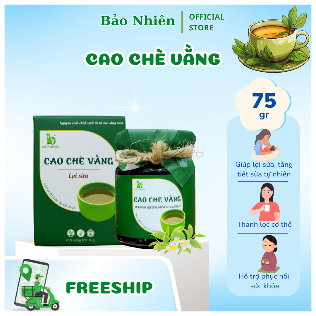 Cao Chè Vằng Lợi Sữa, Giảm Cân