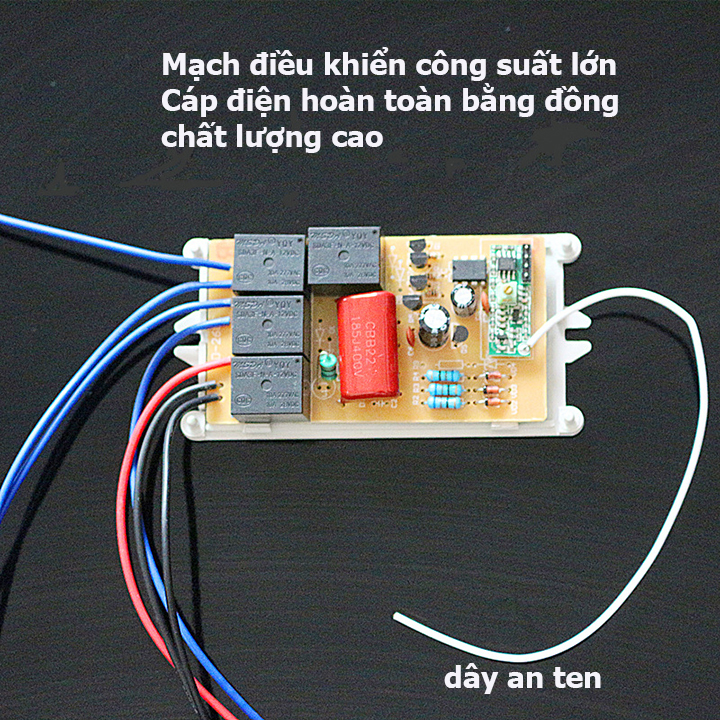 Công tắc điều khiển từ xa rf 4 cổng PISION.