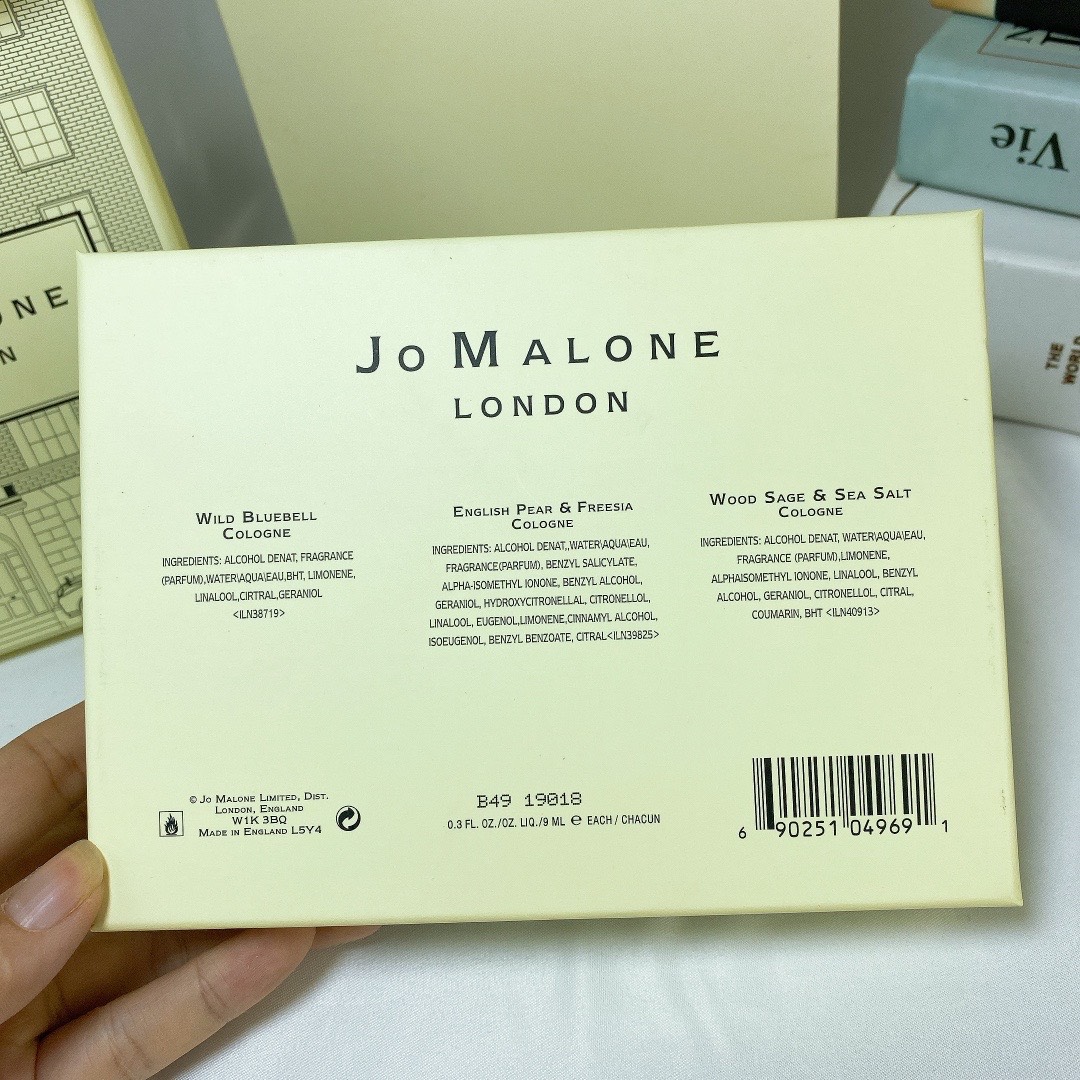 Set 3 Chai Nước Hoa Mini Jo Malone London 9ml