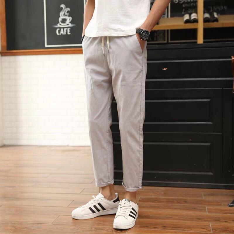 Quần jogger nam vải kaki phong cách hàn quốc cho nam