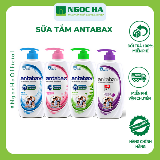 Sữa tắm bảo vệ da kháng khuẩn Antabax 900ml