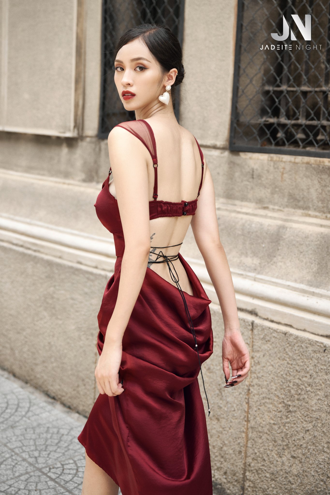 Váy xoắn ngực đỏ by Jadeite