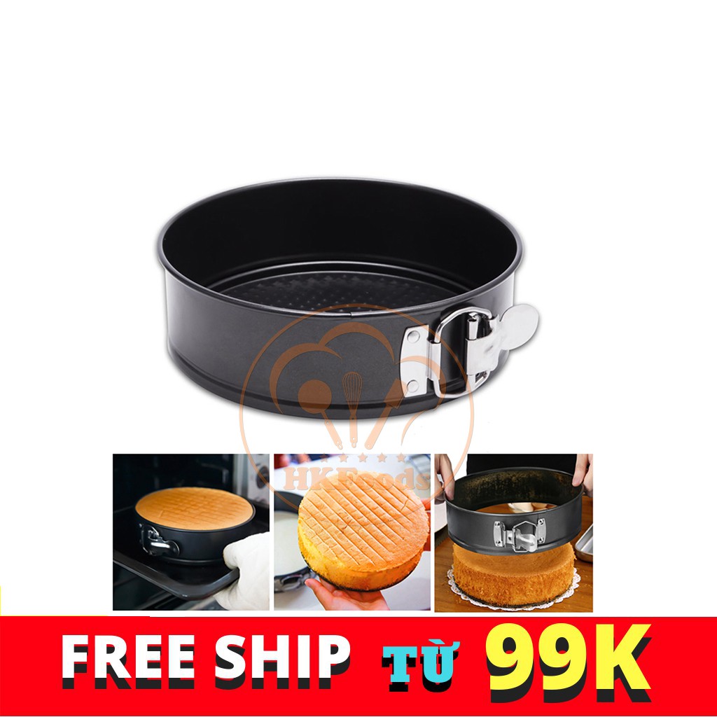 Khuôn tròn đế rời có khóa 22cm