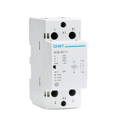 Khởi đông từ 2P 63a contactor 63A/220V CHINT hàng chất lượng cao tiêu thụ ít điện năng, cong tac dien thong minh, cong tac hen gio