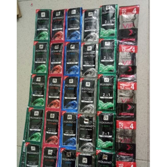 Combo 10 dây gội romano 14 gói