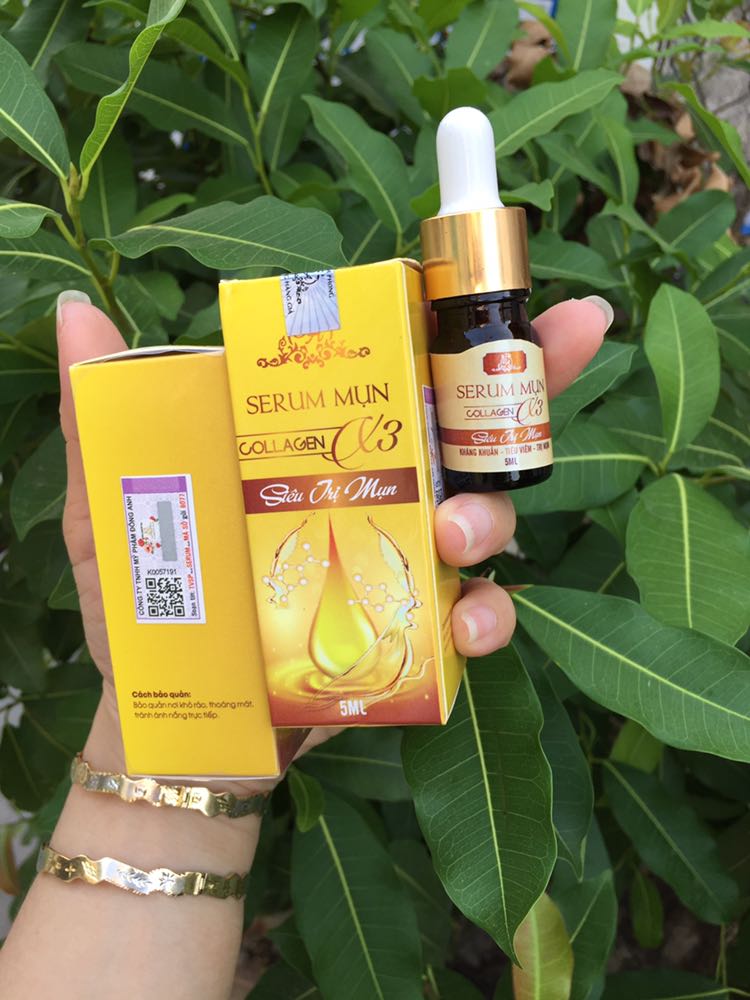 Serum mụn collagen x3 chính hãng