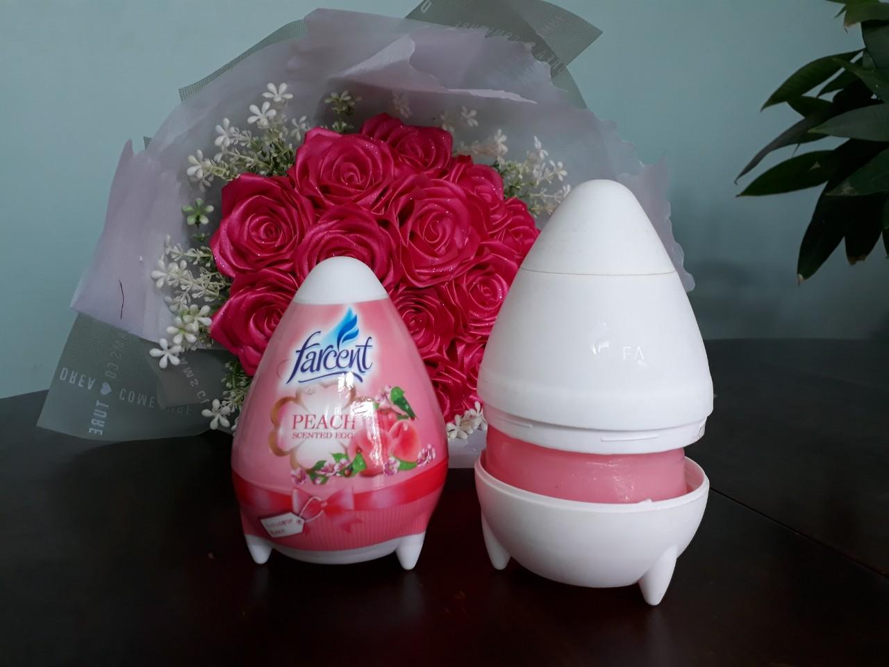 [HCM]Sáp thơm hình trứng Farcent 170g- Hương đào