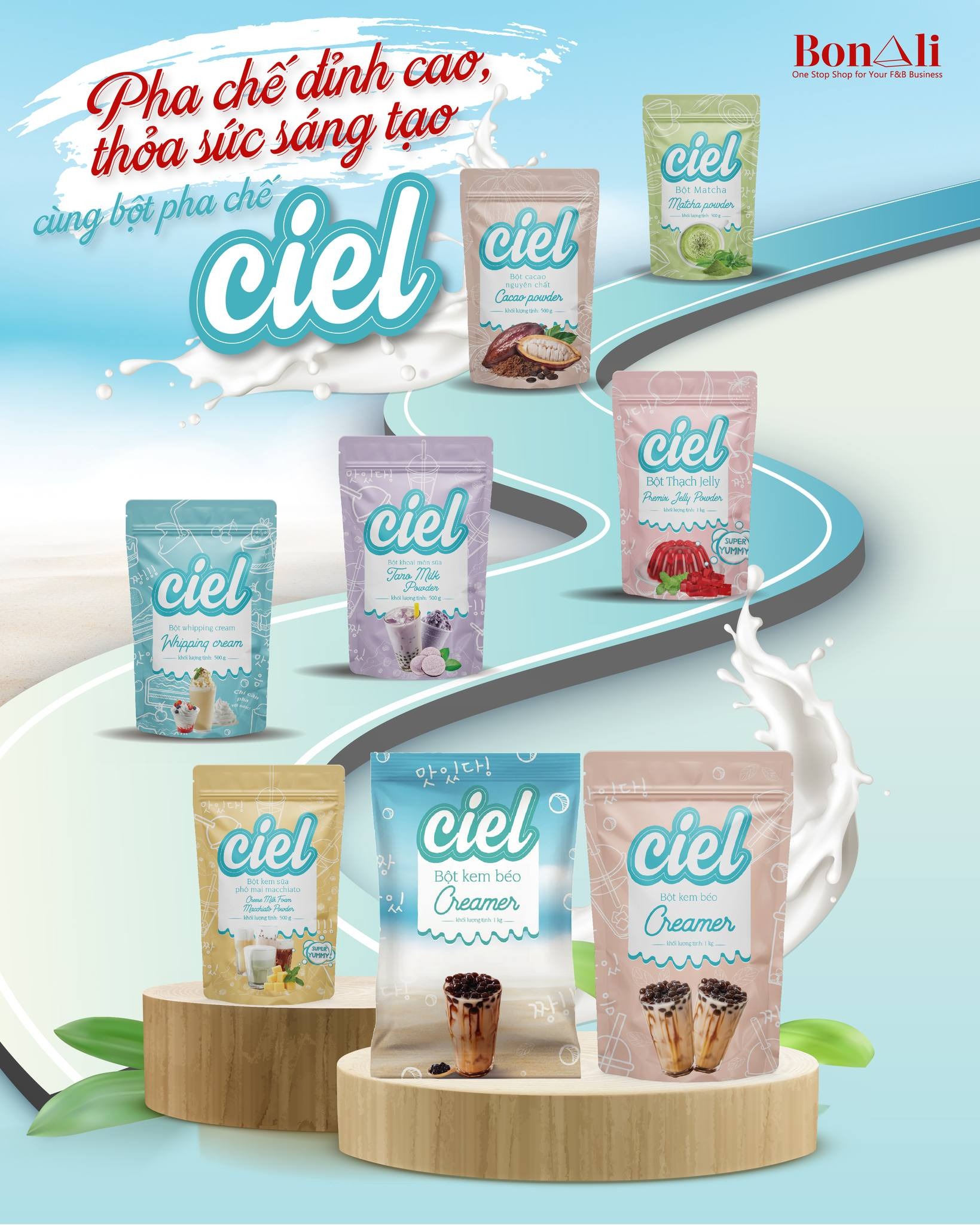Bột kem béo Ciel gói 1kg