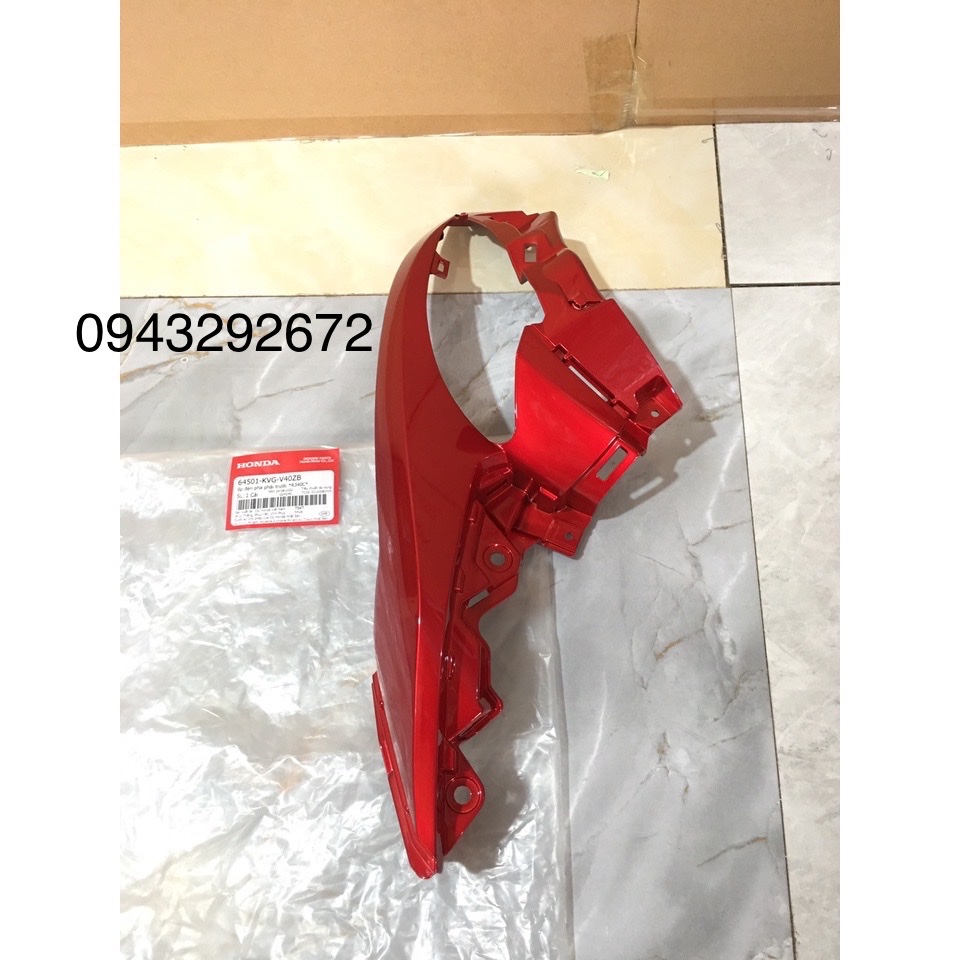 Ốp đèn pha trước phải air blade 110 2011>2012 đỏ tươi honda