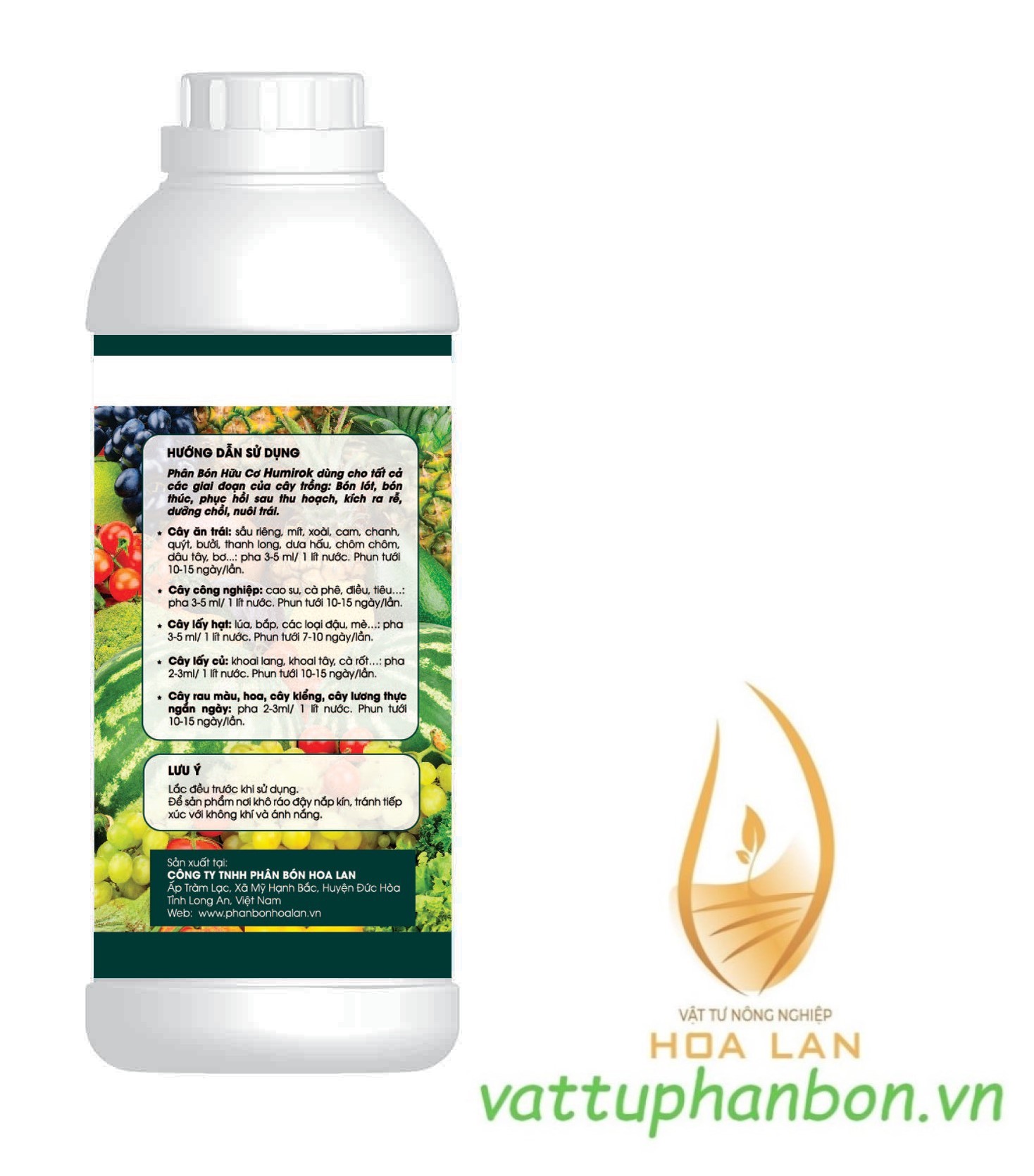 Phân Bón Humirok - Humic Hữu Cơ - #234A# 1 lít