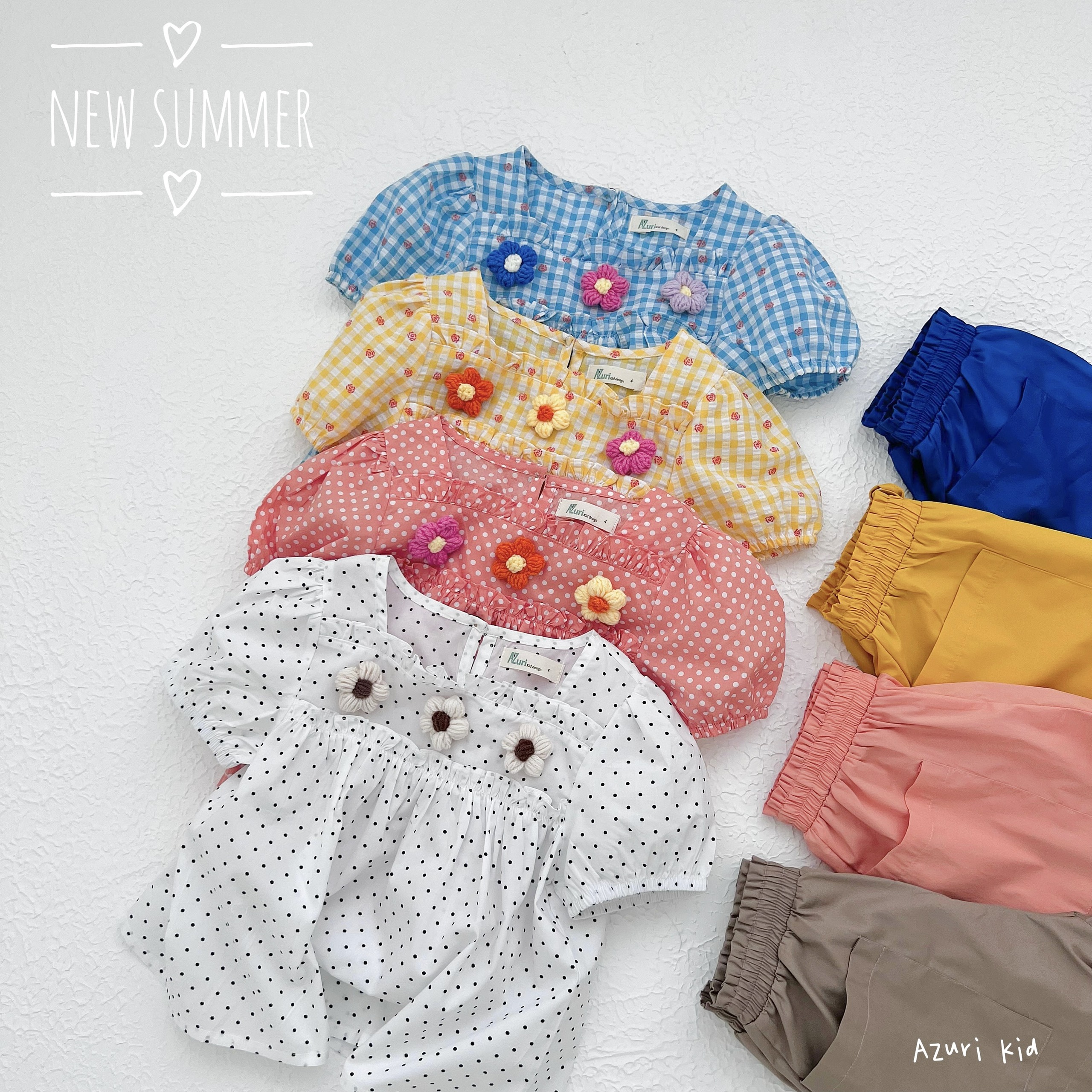 [SIZE NHÍ] SÉT BỘ BÈO BÉ GÁI CỔ ĐÍNH HOA LEN