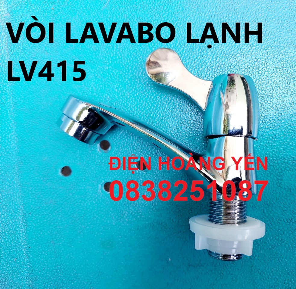 [HCM]VÒI LAVABO LẠNH ĐỒNG THAU LV415- tặng kèm dây cấp nước