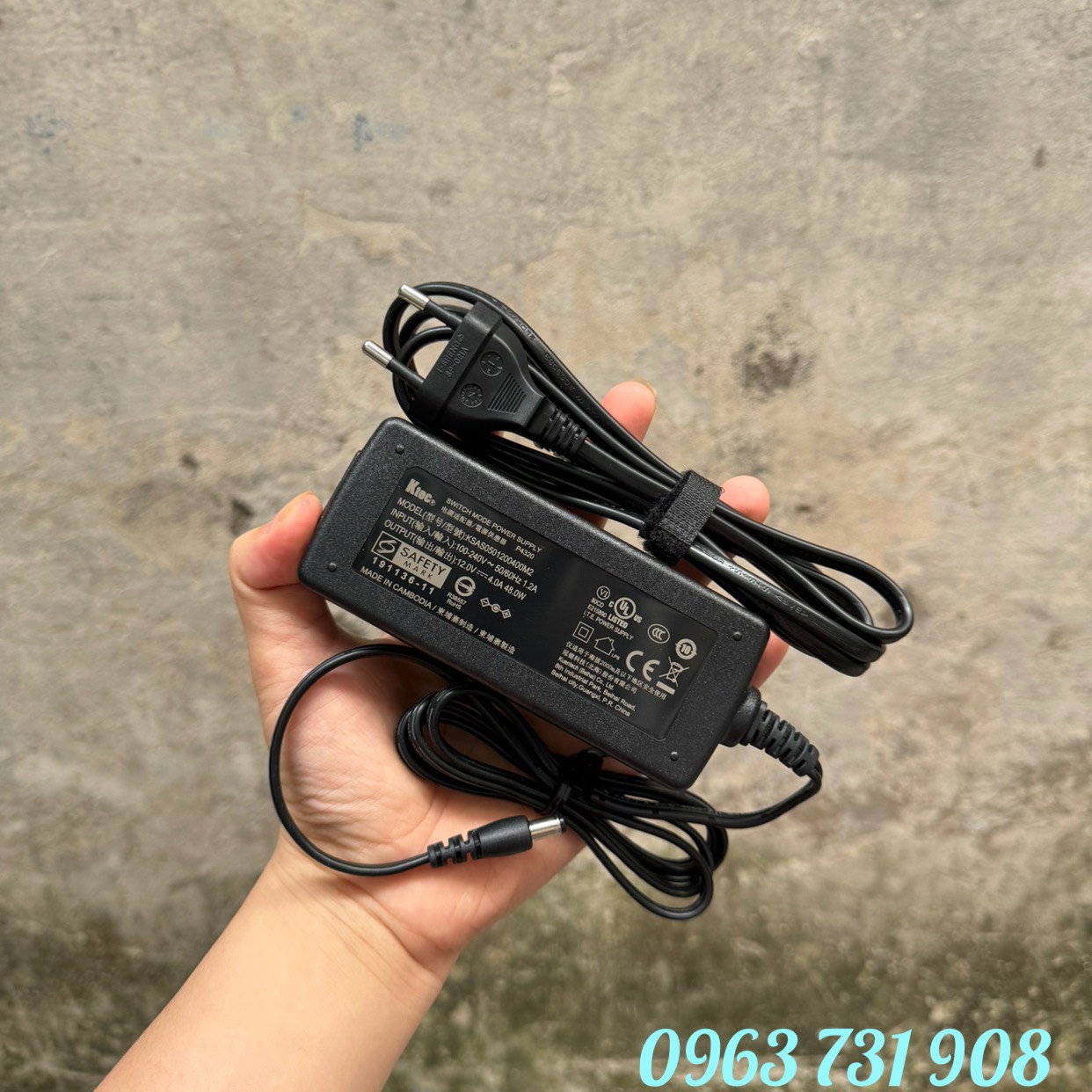 Adapter nguồn 12V 4A Sony loại cao cấp