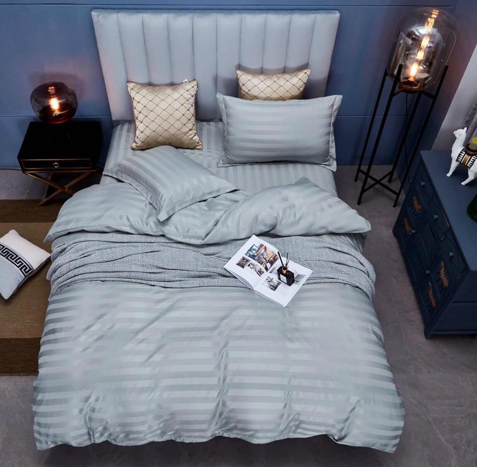 [ Mền lẻ ] CHĂN/MỀN COTTON SỌC 3F [2M2 x2M]