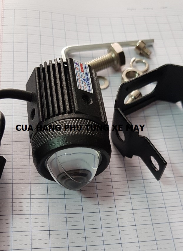 Đèn trợ sáng bi cầu nhỏ gắn chân gương - giá 1 cái - đèn cos vàng pha trắng