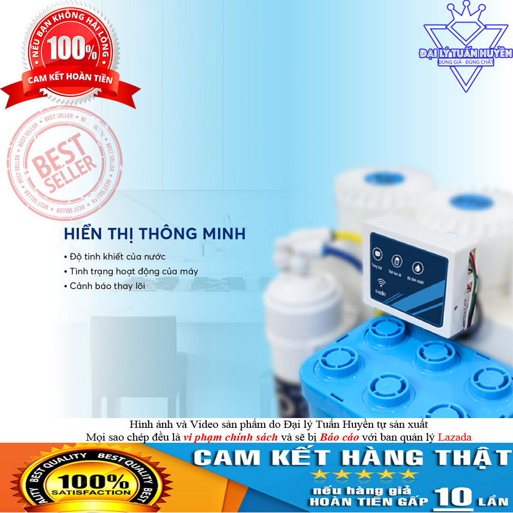 [Trả góp 0%][HÀNG CHÍNH HÃNG] MÁY LỌC NƯỚC KAROFI KAQ-U95