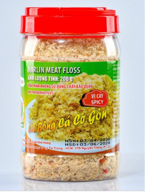 Chà bông cá thu -Loại 200 Gr