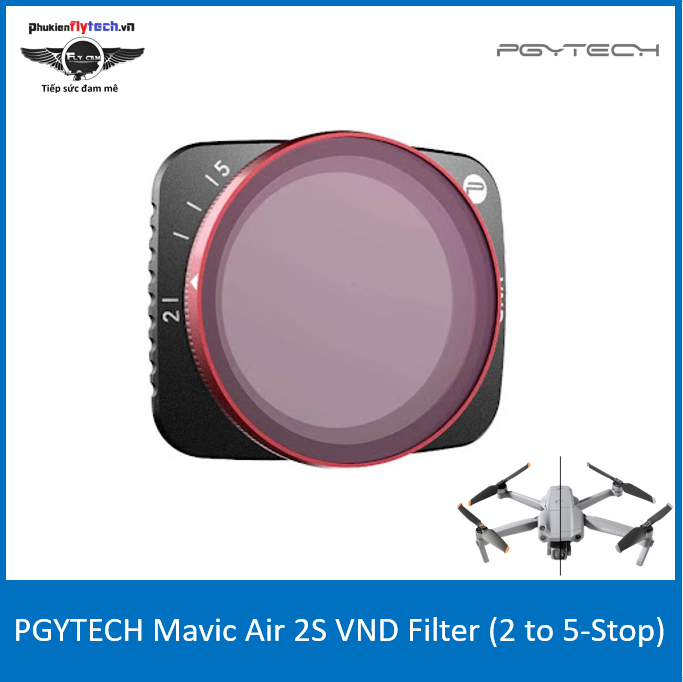 Kính lọc Mavic Air 2S VND Filter (2 to 5 stop) – PGYtech