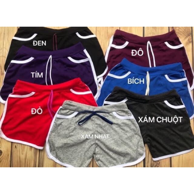 [HCM]Quần đùi ngắn nữ phối túi chạy viền