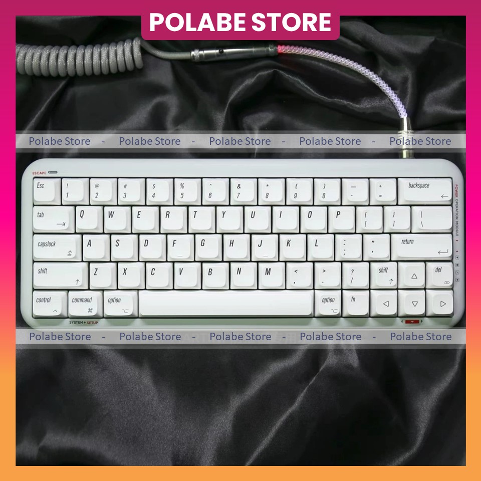 Keycap Akko Neon MDA Profile bàn phím cơ - Polabe Store