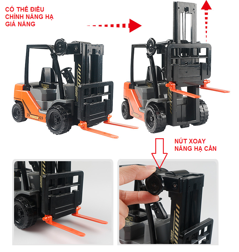 Xe nâng đồ chơi trẻ em bằng nhựa