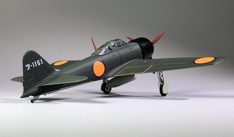 Mô hình máy bay WWII A6M3 Zero Fighter 1942 tỉ lệ 1:72