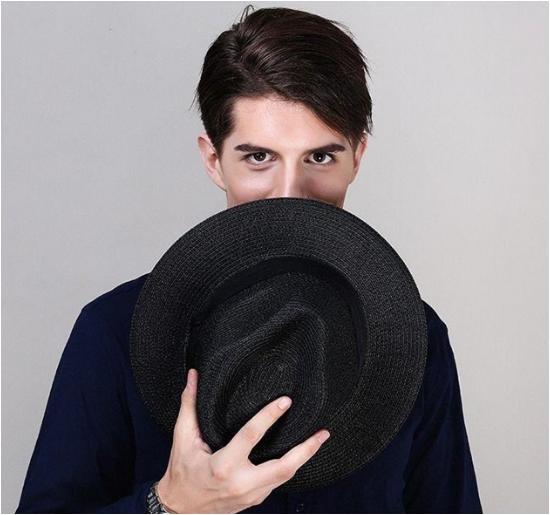 mũ panama cho nam, nón cói đi biển, mũ phớt cho nam, nón phớt cói nam