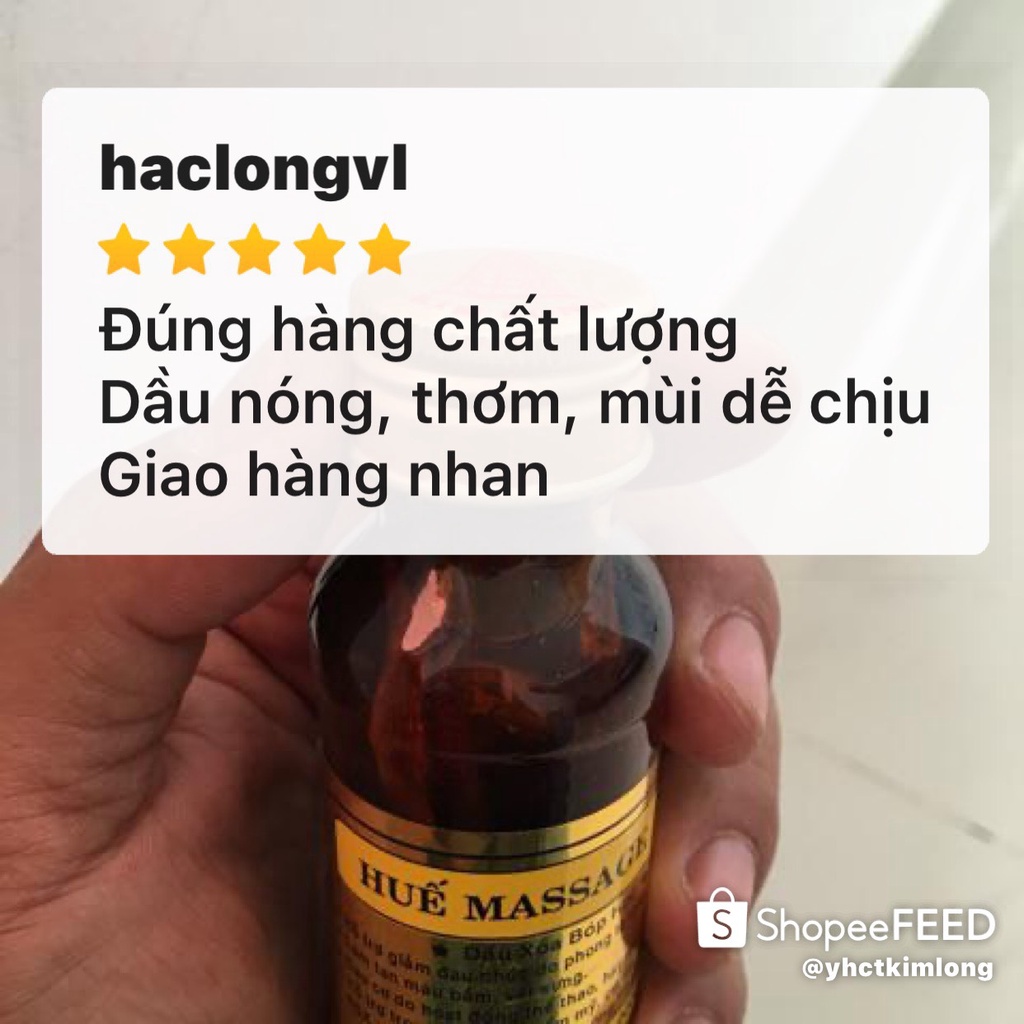 Dầu Massage Huế Kim Long Chính Hãng ( 1 Chai)