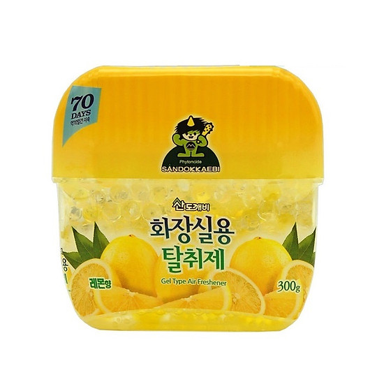(Siêu KM-Mua 1 tặng 1) Sáp thơm khử mùi Sandokkaebi Korea 300g hương Chanh & Đào