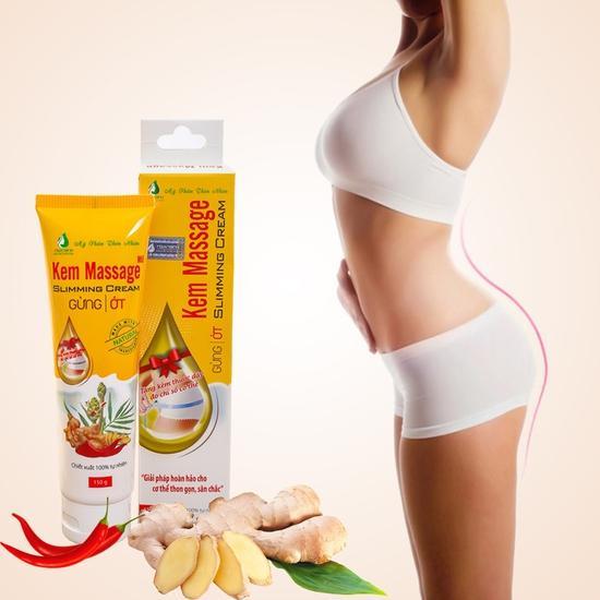 Combo 2 KEM MASSAGE TAN MỠ GỪNG & ỚT NGÂN BÌNH 150g
