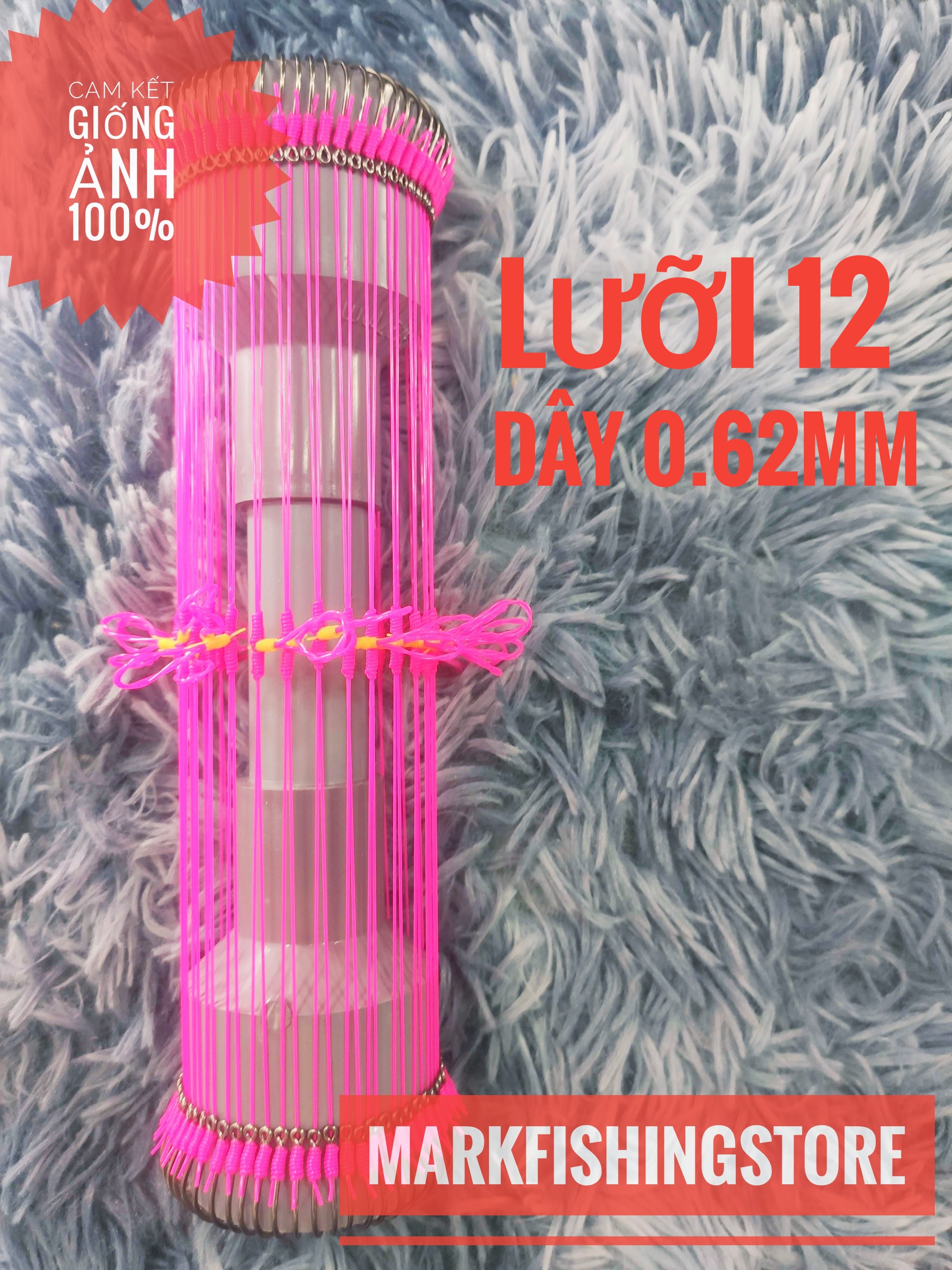 Ống x20 Chùm nho câu cá 4 lưỡi số 12