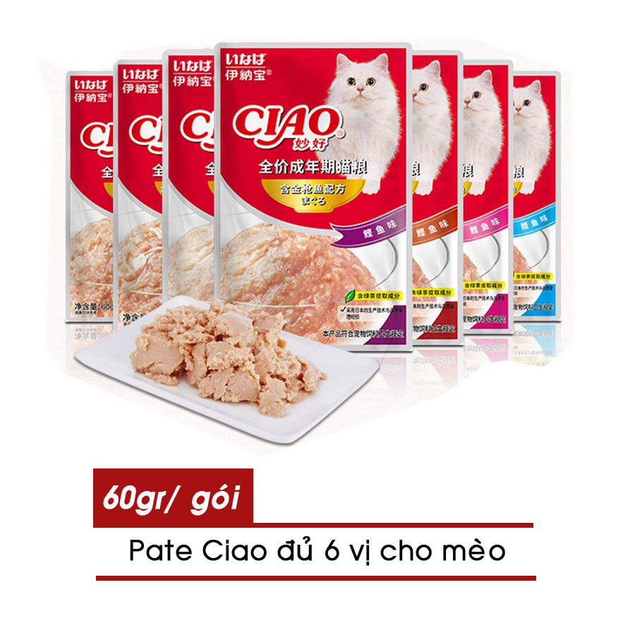 Pate Ciao cho mèo 60g (nội địa Trung)  - [Nông Trại Thú Cưng]