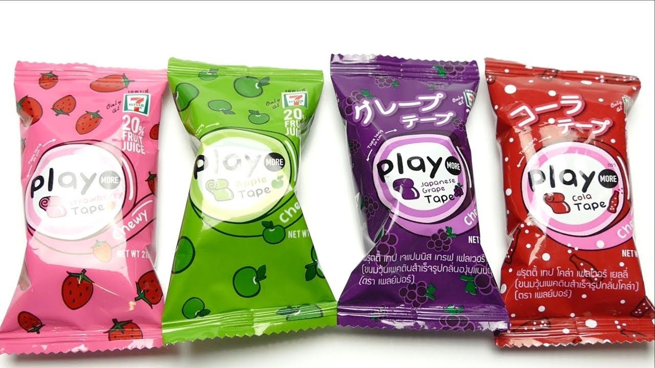 [4 VỊ] Kẹo Play Cuộn 21gr Thái Lan