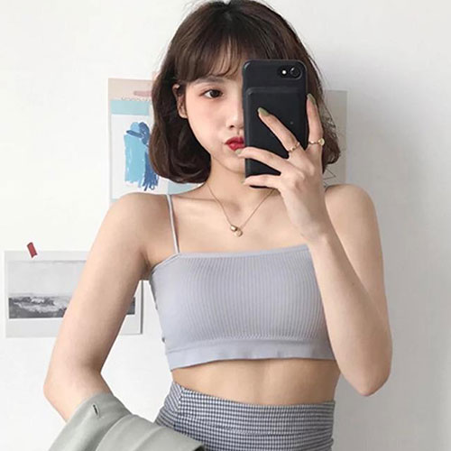 Áo Bra Ống Nữ Đi Biển, Du Lịch Phối Kiểu Thời Trang