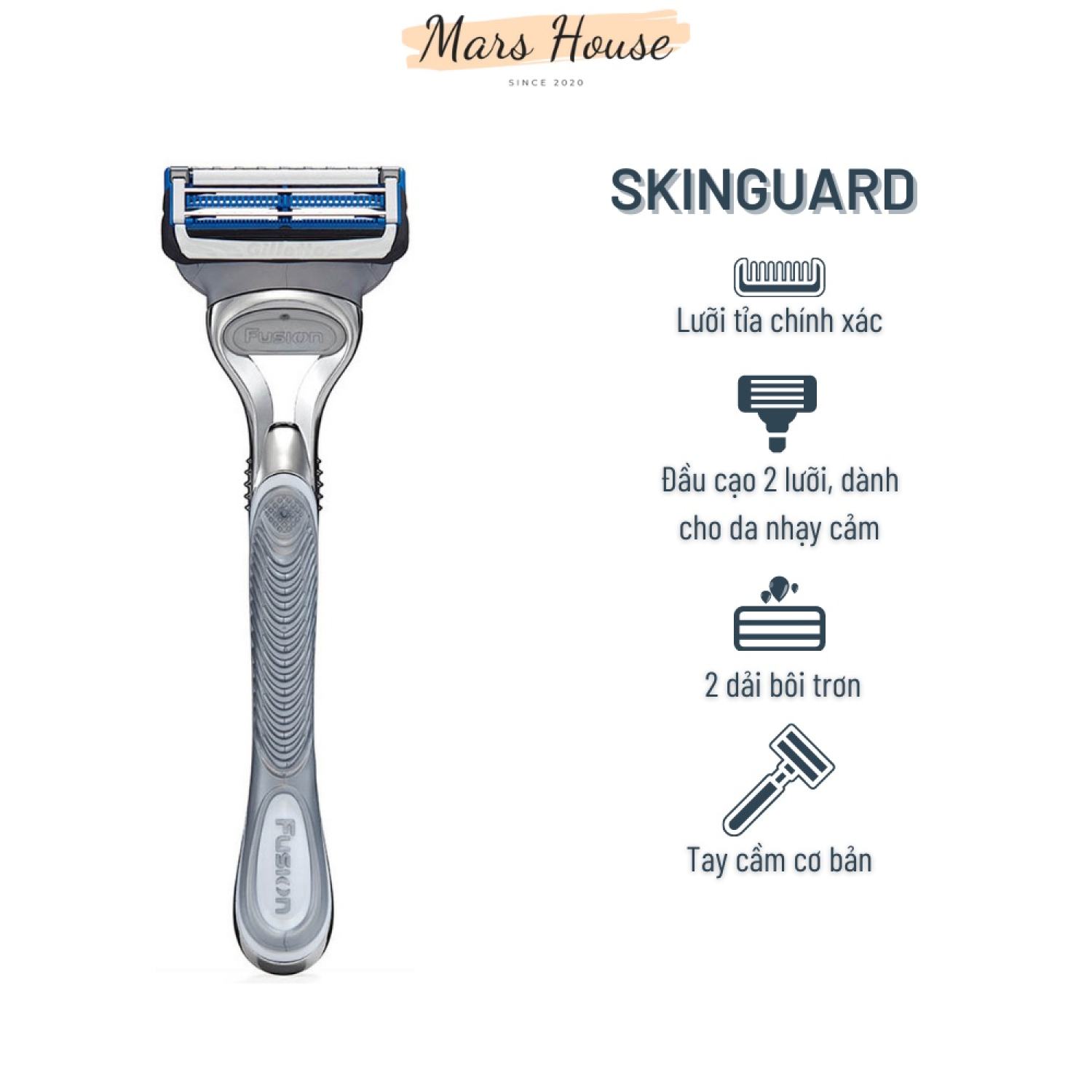 Dao cạo râu 5 lưỡi Gillette Fusion