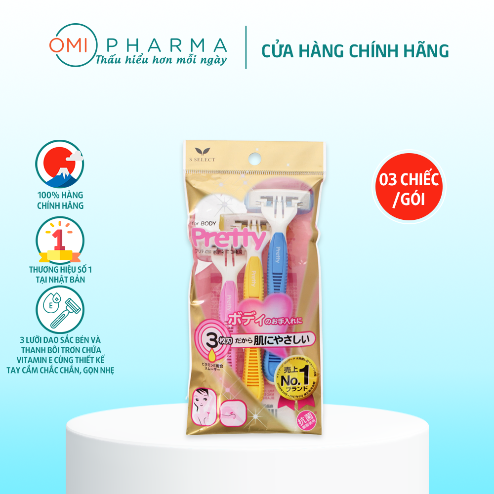 Dao cạo lông toàn thân s select nhật bản