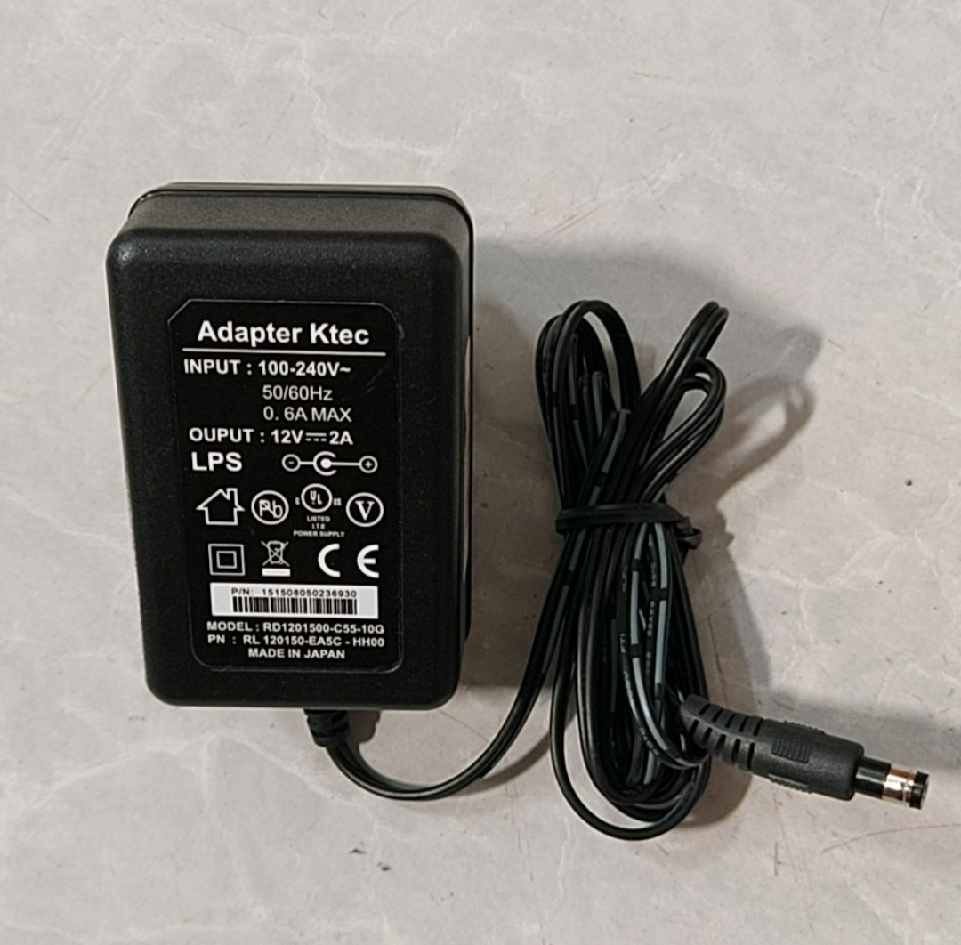Adapter sạc 12V - 1A - 2A - 3A - đầu 5.5mm