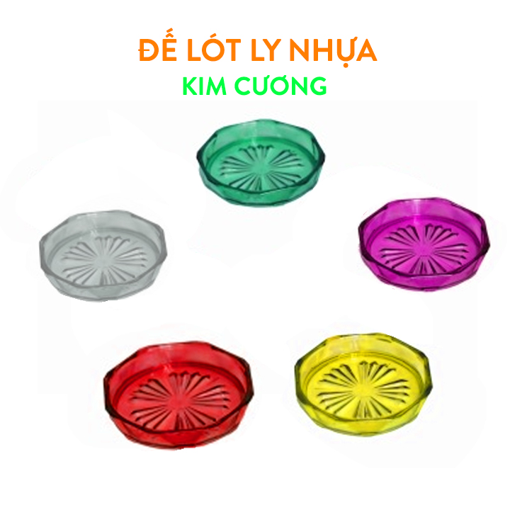 Bộ 10 miếng đế lót ly trong kim cương Rico