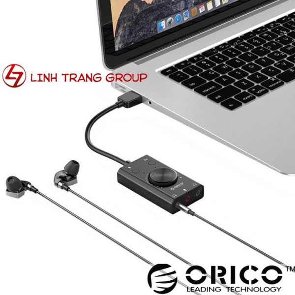 Bảng giá Sound card (card âm thanh) gắn cổng USB Orico SC2 PK39 Phong Vũ