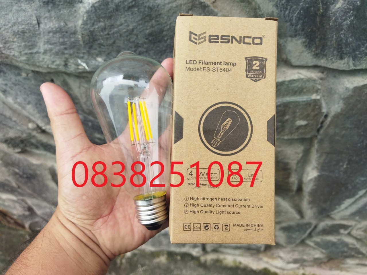 10 Edison St64 Led Bulbs