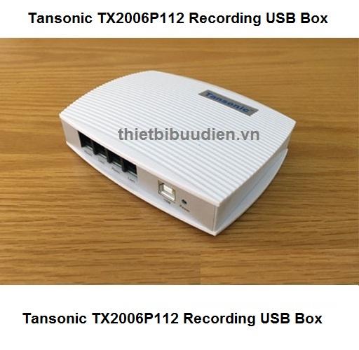 Box ghi âm điện thoại bàn Tansonic TX2006P112