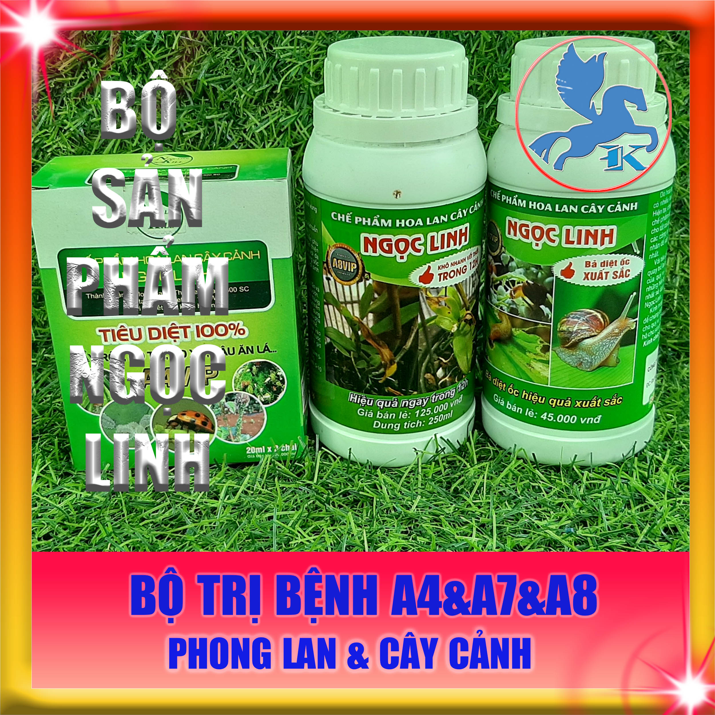 Bộ tr.ị bệnh cho phong lan & cây cảnh | Chế Phẩm Ngọc Linh 280k