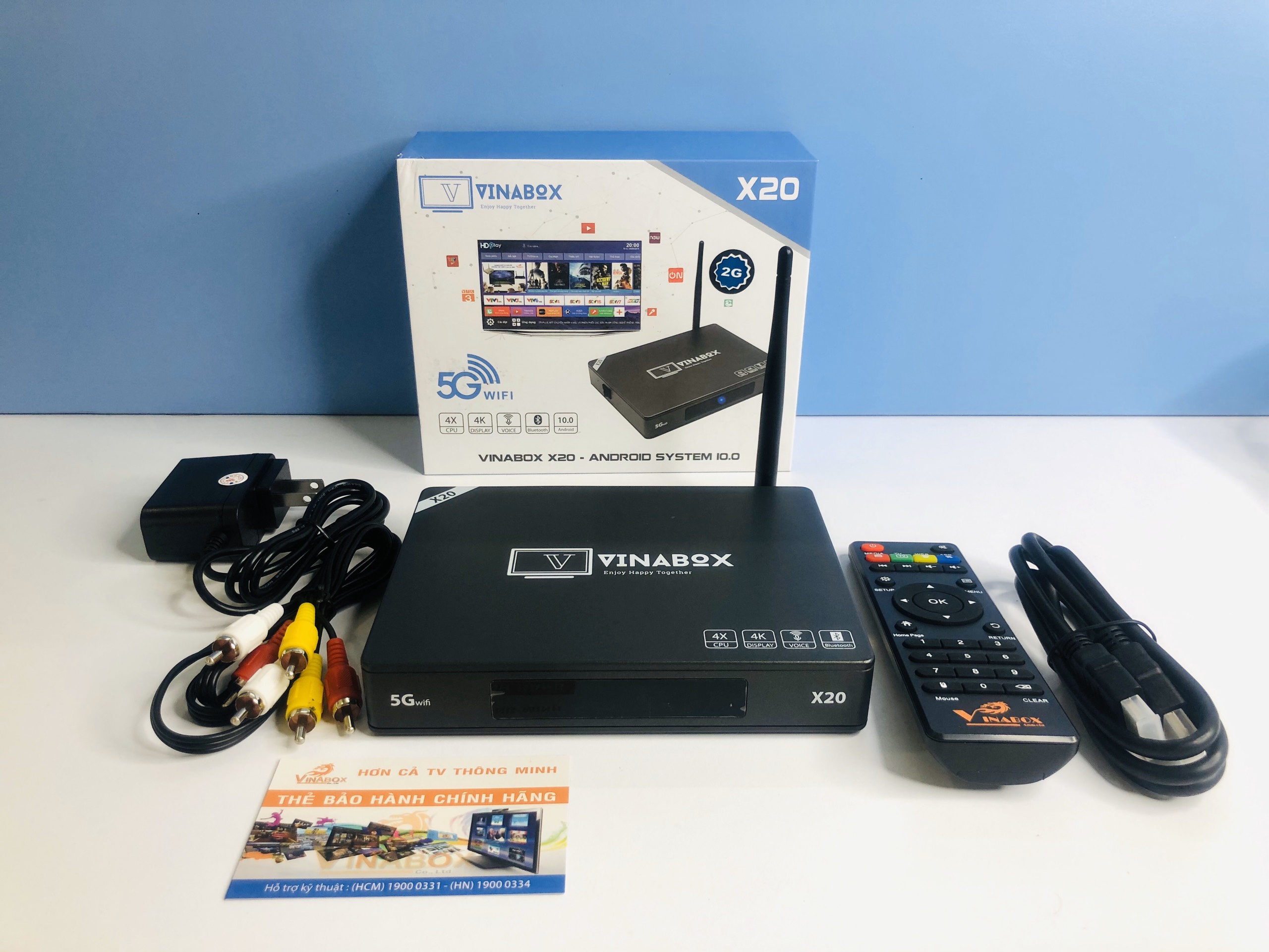 Android Box TV Vinabox X20 - Dòng 2G/16G - SP000763